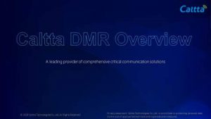 Caltta DMR Overview